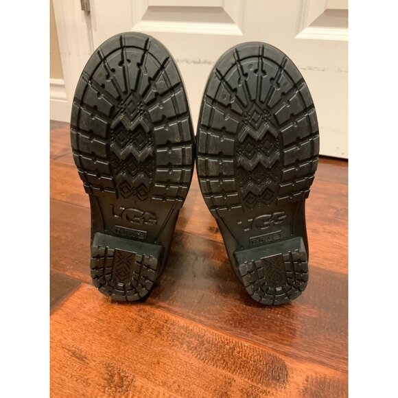 UGG Australia Black Rubber Mid-Calf Rain Boots, Size 5.5 (US) - Picture 7 of 8